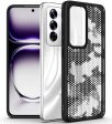 Oppo Reno 12 Back Cover Case | Hybrid - Clear (Honeycomb) Online Sale