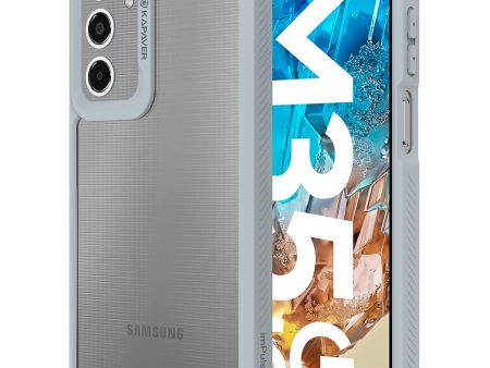 Samsung Galaxy M35 Back Cover Case | Impulse - Gray For Sale