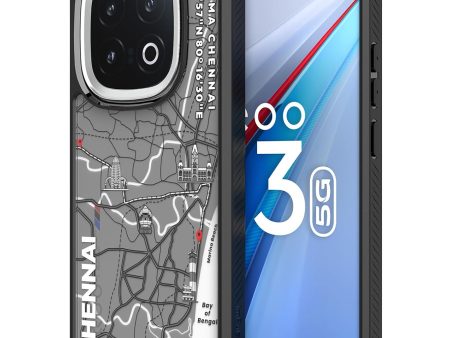 IQOO13 Back Cover Case | GPS Edition (Namma-Chennai) Impulse - Black For Cheap