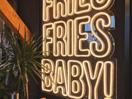 Fries Fries Baby LED Neon Sign Online Sale