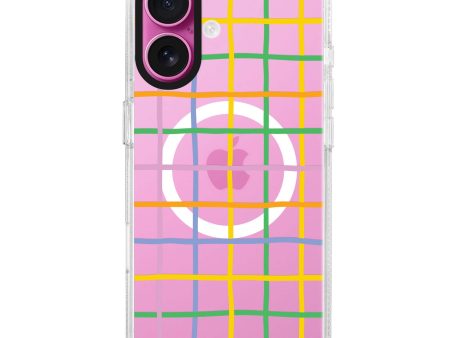 Abstract Doodles Pattern MagSafe Compatible Ultra Clear Case Online Sale