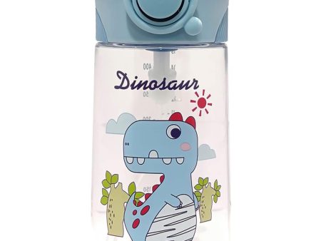 (PINKAH) Drinking Water Bottle with duckbill straw (450ML) - BLUE Sale