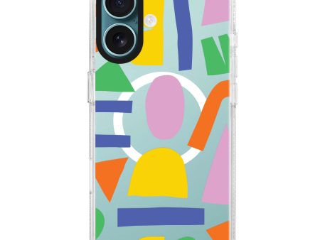 Abstract Doodles MagSafe Compatible Ultra Clear Case Hot on Sale