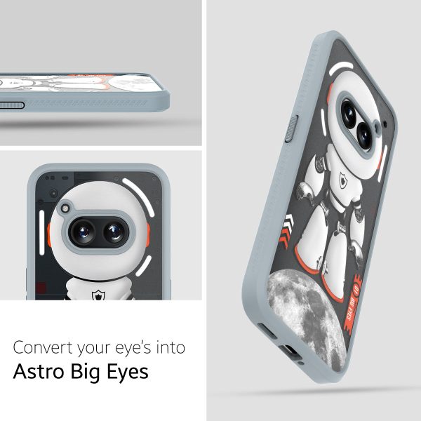 Nothing Phone 2a   2a Plus 5G Back Cover Case | Impulse (Astro Big Eyes) - Gray Sale