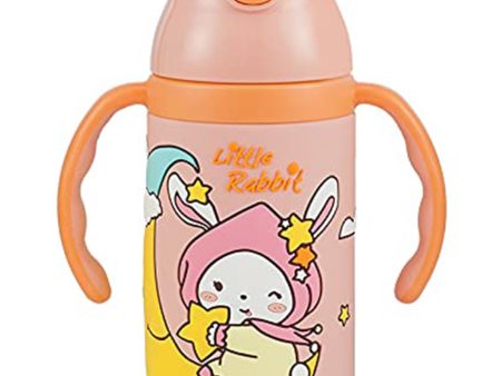 (PINKAH) Kids Bottle | Stainless Steel (380ml) - PEACH For Cheap