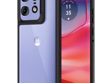 Moto Edge 50 Pro Back Cover Case | Impulse - Black Online Sale