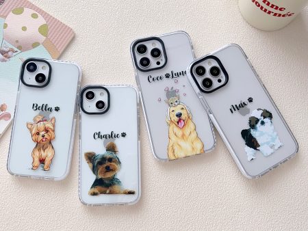 iPhone Impact Proof Customised Silicon Case ( Cute Dog Caricature ) Online