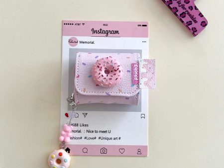 3D Donut Leather Airpod Case Cheap