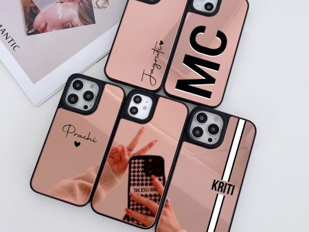 Reflective Mirror Customised Case for iPhone ( Rose Gold ) Online Sale