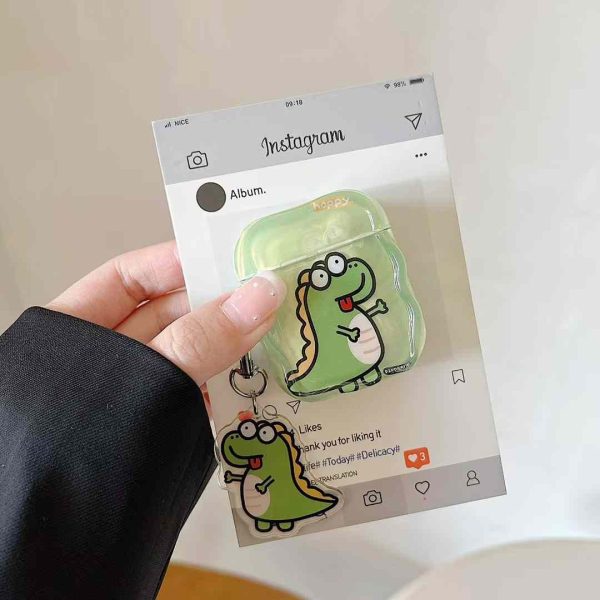 Baby Dino And Piggo Silicon Airpod Case For Discount