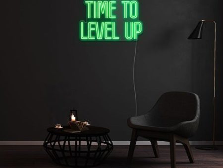 Time to Level Up LED Neon Sign on Sale