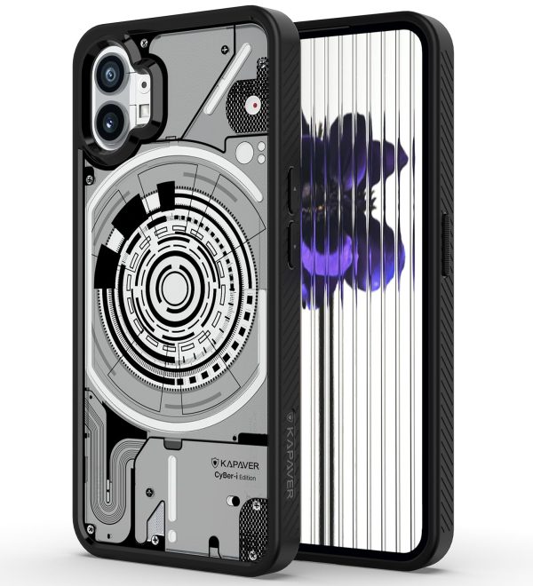 Nothing Phone 1 Back Cover Case | CyBer-i Edition - Black (01) Discount