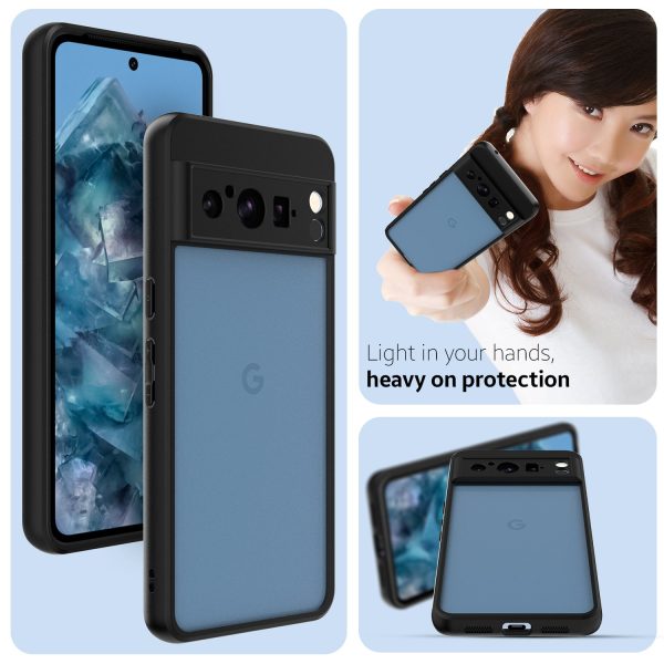 Google Pixel 8 Pro 5G Back Cover Case | Hybrid - Black on Sale