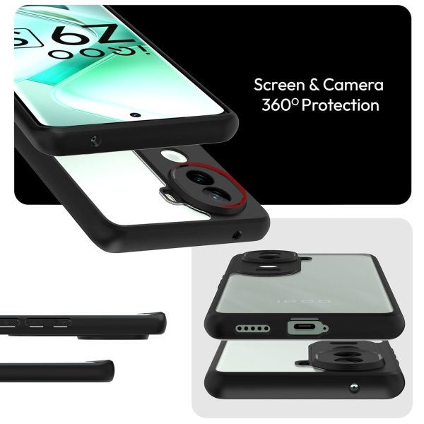 iQOO Z9s Back Cover Case | Hybrid - Black Online