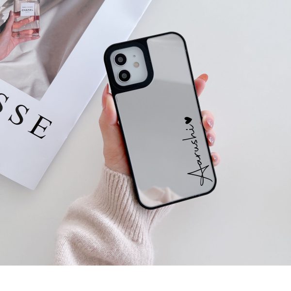 Reflective Mirror Customised Case for iPhone ( Silver ) Fashion