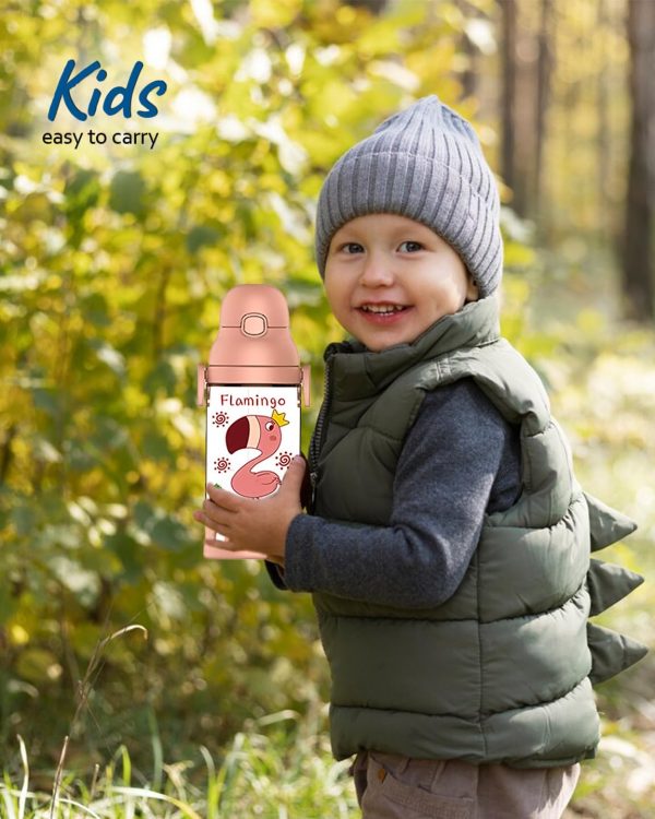 (PINKAH) kids bottle with carry strap (530ml) - Blush Pink Online Hot Sale