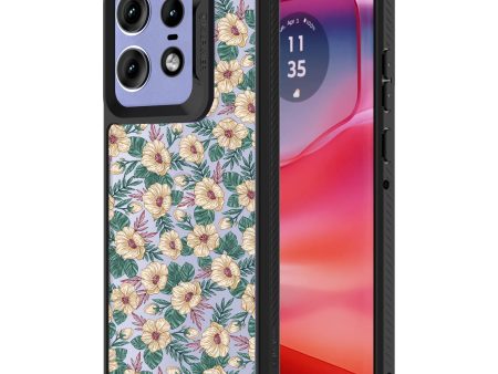 Moto Edge 50 Pro Back Cover Case | Impulse - Black (Floral Bloom) Cheap