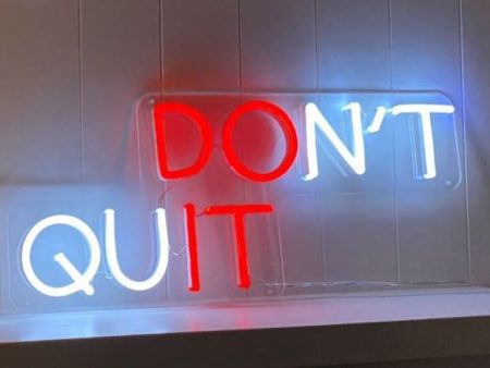 Don’t Quit Do It LED Neon Sign on Sale