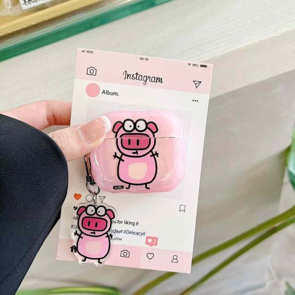 Baby Dino And Piggo Silicon Airpod Case For Discount