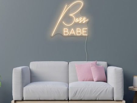 Empowering Boss Babe LED Neon Sign Discount