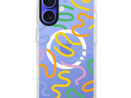 Abstract Doodles MagSafe Compatible Ultra Clear Case Online Hot Sale