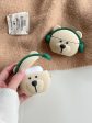 Teddy Boy With Headphones Silicon Airpod Case Sale