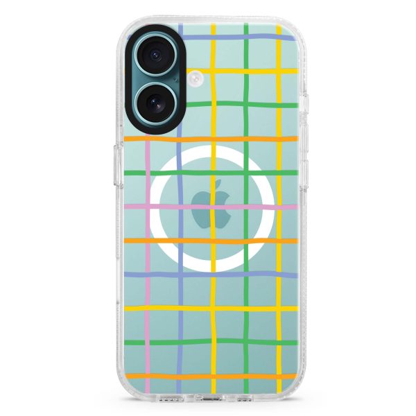 Abstract Doodles Pattern MagSafe Compatible Ultra Clear Case Online Sale