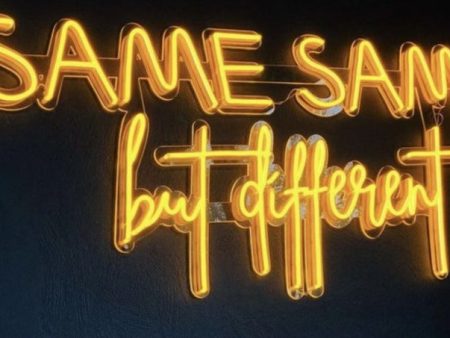 Same Same but Different LED Neon Sign Online now