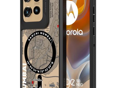 Moto Edge 50 Neo Back Cover Case | GPS Edition (Mumbai) Mag X - Black Online Sale