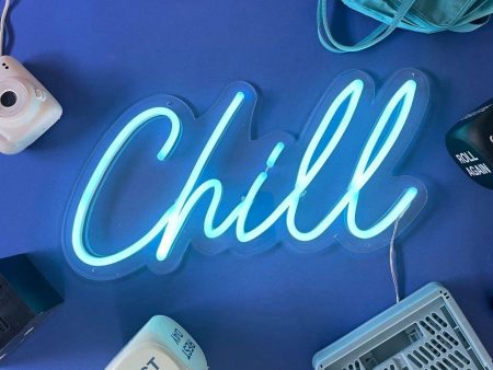 Faux Neon Chill Sign LED Neon Sign Online Hot Sale