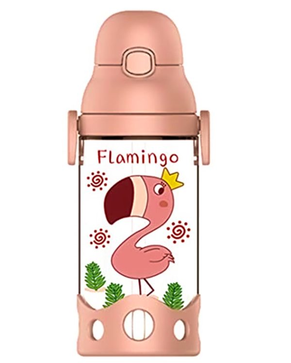 (PINKAH) kids bottle with carry strap (530ml) - Blush Pink Online Hot Sale