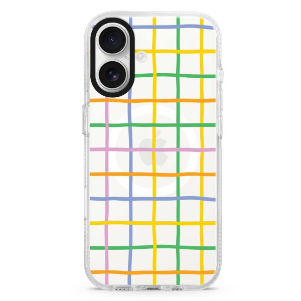 Abstract Doodles Pattern MagSafe Compatible Ultra Clear Case Online Sale