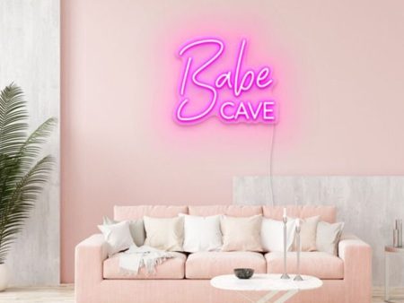 Babe Cave LED Neon Sign on Sale