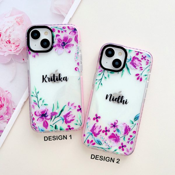 Floral Design Customised Designer Impact Proof Case for iPhone Supply