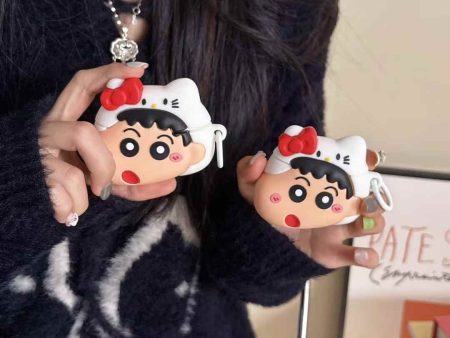 Cute Cartoon With Kitty 3D Silicon Airpod Case Cheap