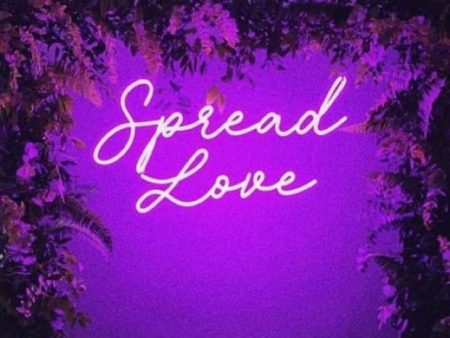 Spread Love LED Neon Sign For Cheap