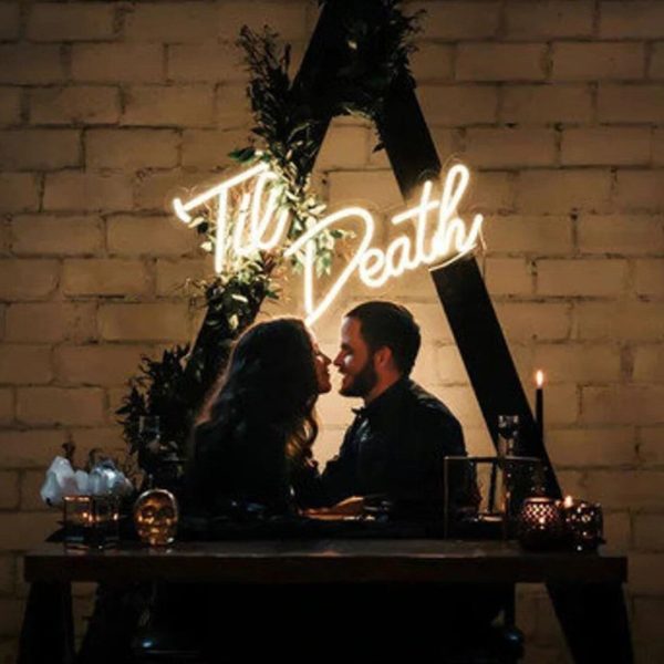 ‘Til Death LED Neon Sign on Sale