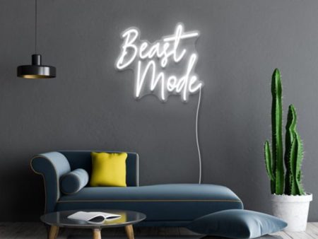 Beast Mode LED Neon Sign For Discount