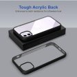 iPhone 12 Back Cover Case | Hybrid - Black Online now