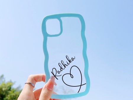 Wawy Style Customised Silicon Case for iPhone  ( Sea Blue ) on Sale