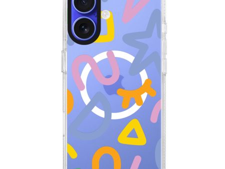 Abstract Doodles MagSafe Compatible Ultra Clear Case on Sale