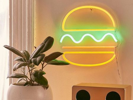 Burger LED Neon Sign Cheap