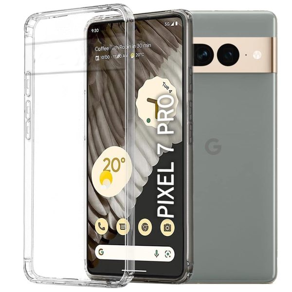 Google Pixel 7 Pro 5G Back Cover Case | Hybrid - Crystal Clear Cheap