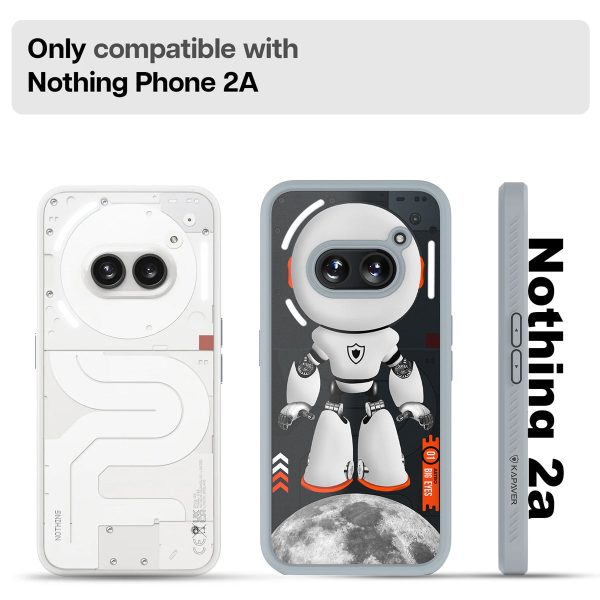 Nothing Phone 2a   2a Plus 5G Back Cover Case | Impulse (Astro Big Eyes) - Gray Sale