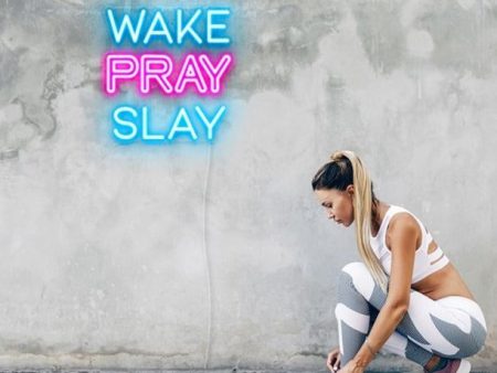 Wake Pray Slay LED Neon Sign Supply