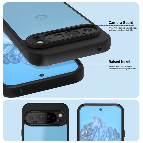 Google Pixel 9 Pro 5G Back Cover Case | Hybrid - Black Online