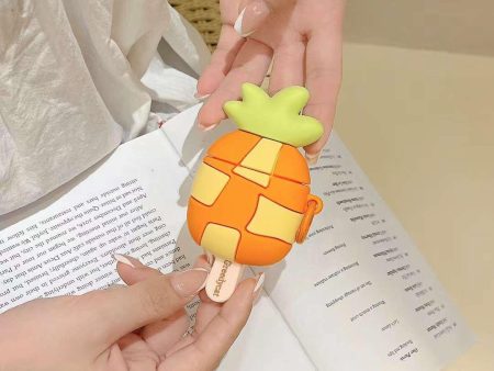 3D Pineapple Design Silicon Airpod Case For Discount