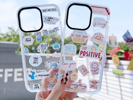 iPhone Impact Proof Silicon Case ( Motivational Stickers ) on Sale