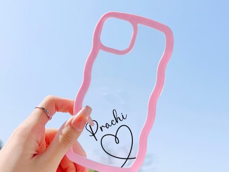 Wawy Style Customised Silicon Case for iPhone  ( Pink ) Sale