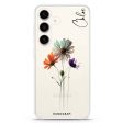 A watercolour floral Samsung Galaxy Ultra Clear Case Online